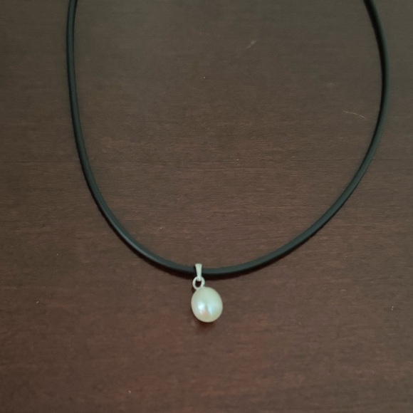 Splendid Pearls silver natural pearl neckless - Picture 6 of 8